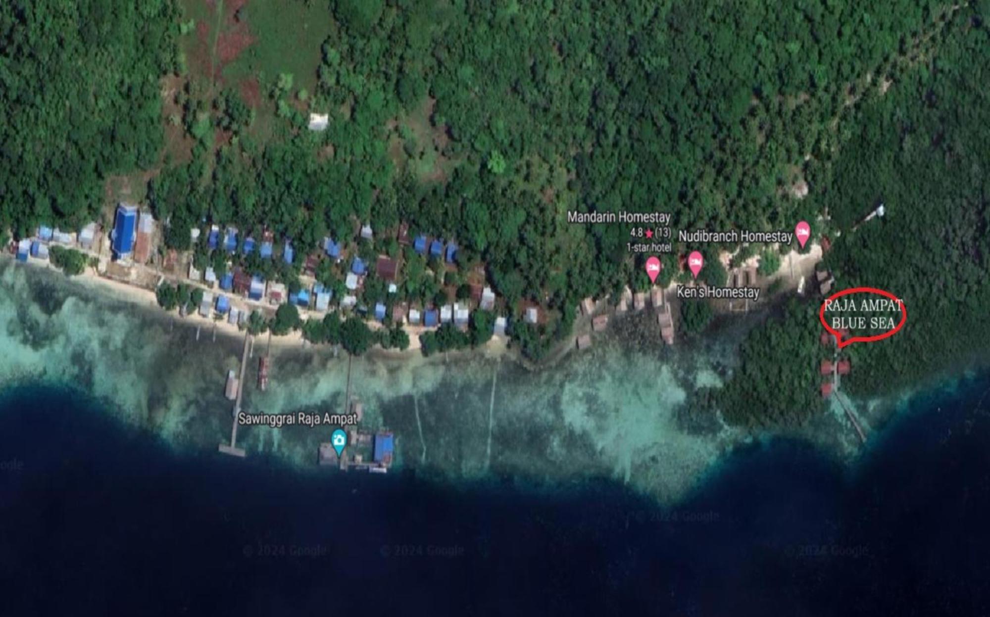 Raja Ampat Blue Sea Villa Besir Dış mekan fotoğraf
